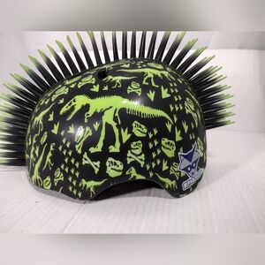 Raskull Bike Skater Helmet Toddler Size XS Dinosaur Spike Ages 3+